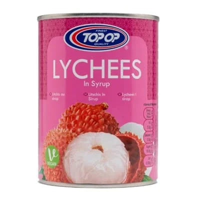 Top Op Lychees In Syrup 6 x 565g