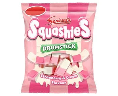 Swizzels Drumstick Squashies Strawberry 12 x 120g