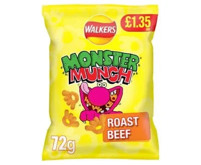 Monster Munch Roast Beef 18 x 72g