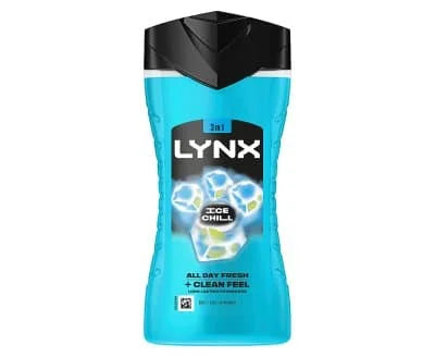 Lynx Shower Gel - Ice Chill 6 x 225ml