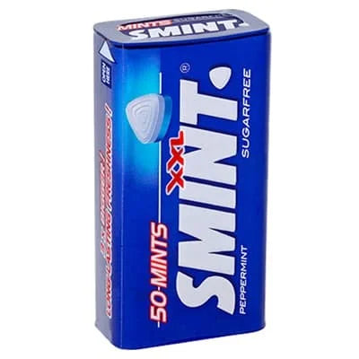 Smint XXL Peppermint Tin S/F 12 x 35g