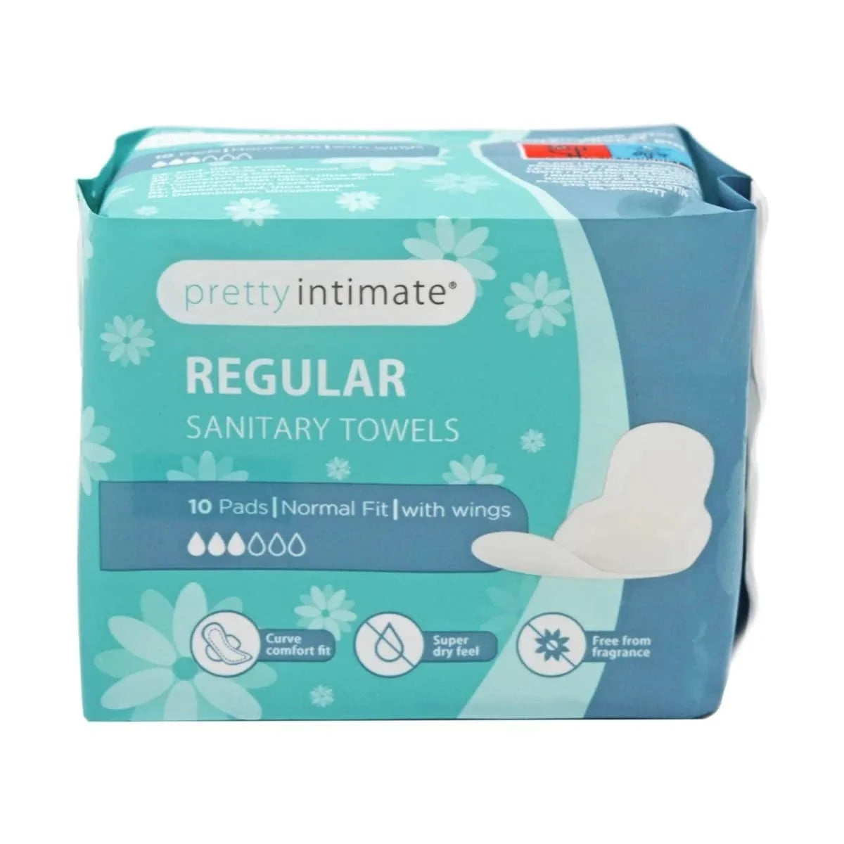 Pretty Intimate Regular Sanitary Towels 12 x 10s
