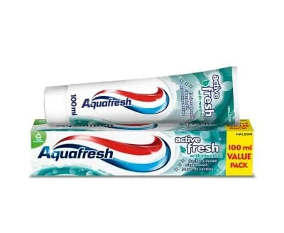 Aquafresh Active Fresh Toothpaste 12 x 100ml