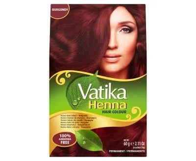 Vatika Hair Colour Burgundy 6 x 60g