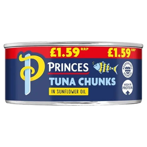 Princes Tuna Chunks In Sunflower Oil 12 x 145g