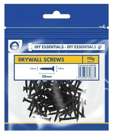 DID 20mm Drywall Screws 115g