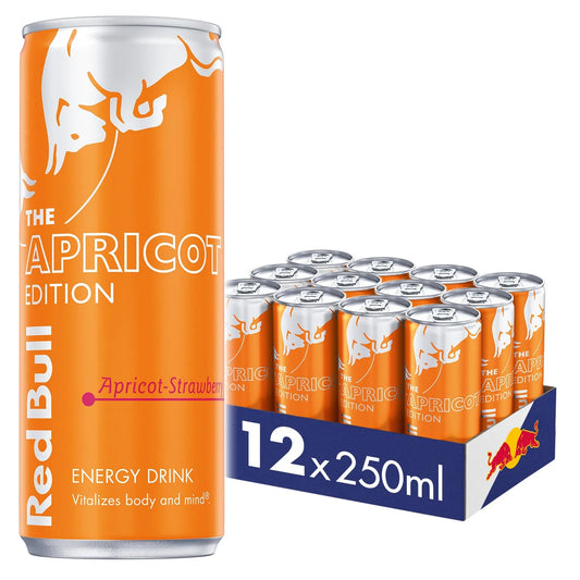 Red Bull Apricot S/berry 12 x 250ml