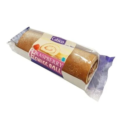 Cabico Raspberry Swiss Roll 300g