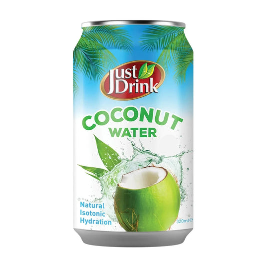 Just Drink Coconut Water Can 12 x 320ml