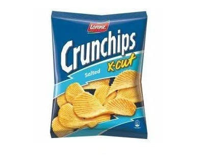 Lorenz Crunchip X-Cut Salted 12 x 75g