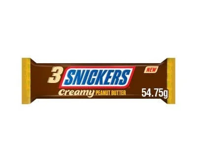 Snickers Creamy Peanut Butter Trio 32 x 54.75g