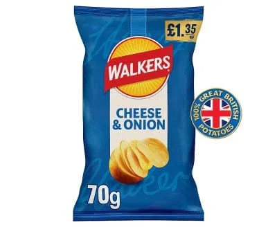 Walkers Cheese & Onion 18 x 70g