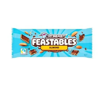 Mr Beast Feastables Almond 10 x 60g