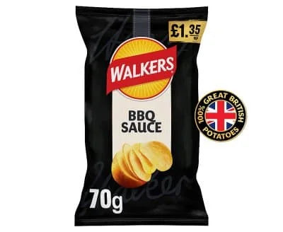 Walkers BBQ Sauce 18 x 70g