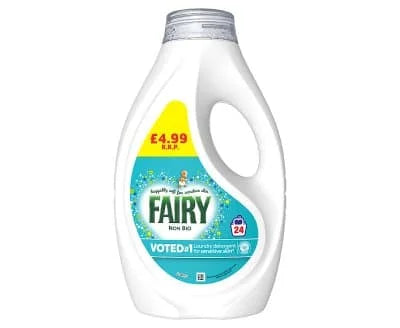 Fairy Non Bio Regular Liquid 24w 4 x 744ml