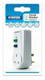 Status Circuit Breaker In Clam RCD Adaptor 13amp