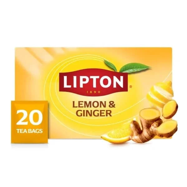 Lipton Lemon & Ginger Tea 20s
