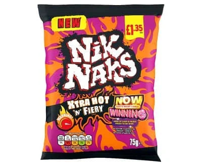 Nik NakXtra Hot �N� Fiery Flavour 20 x 75g