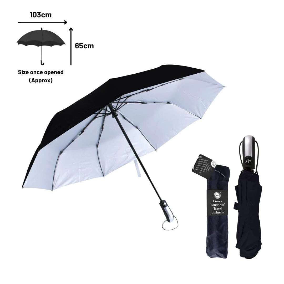 DID Unisex Windproof Travel Umbrella 1s