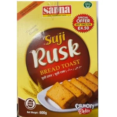 Sapna Suji Rusk 600g