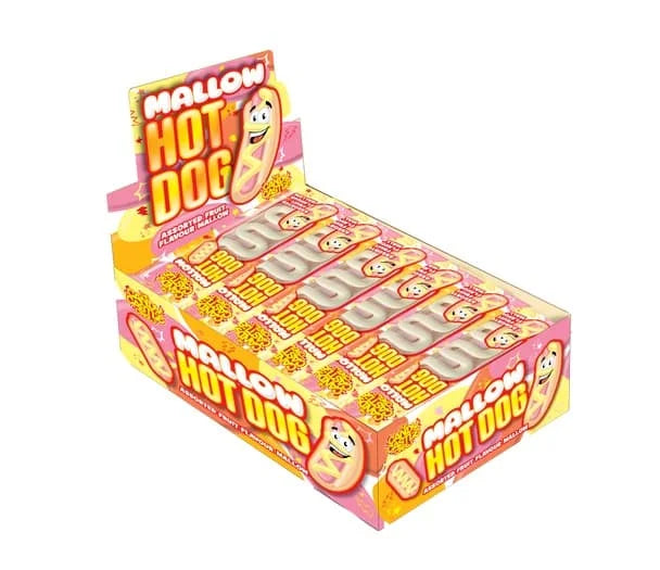Candy Castle Mallow Hot Dog Strawberry Flavour 22gx24
