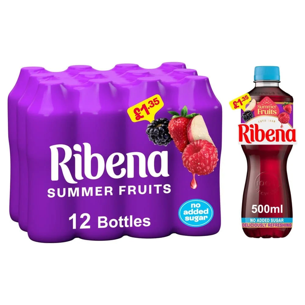 Ribena Summer Fruits 1.35 12 x 500ml