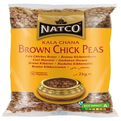 Natco Brown Chick Peas 6 x 2kg