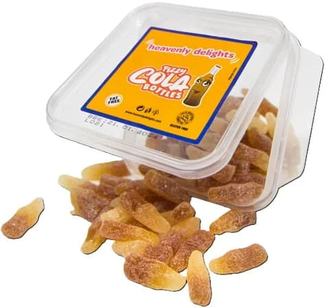 HD Fizzy Cola Bottles Tub 140g