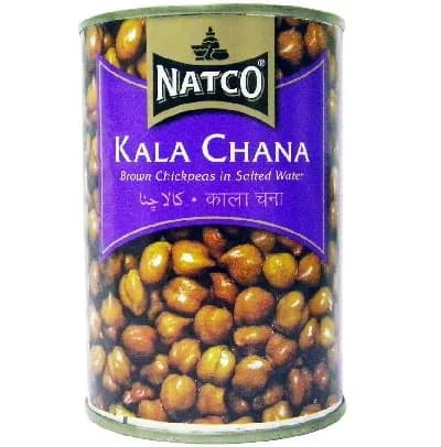 Natco Kala Chana Boiled 12 x 400g