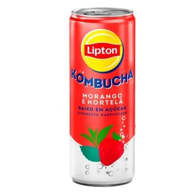 Lipton Kombucha Can - Strawberry Mint 12 x 250ml