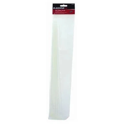 Blackspur White Cable Tie Set 450mmx7.2mm 450mmx7