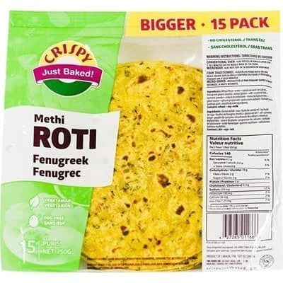 Crispy Methi Rotis (15s) 750g
