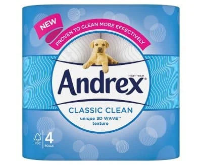 Andrex Classic White NPM 6 x 4s