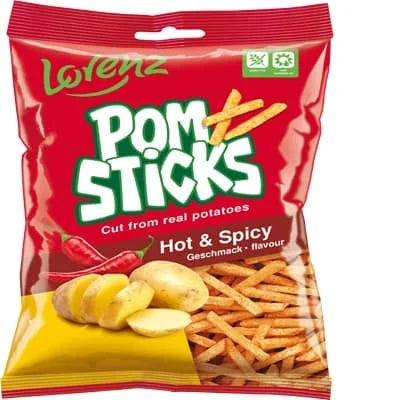 Lorenz Pomsticks Hot + Spicy 14 x 85g