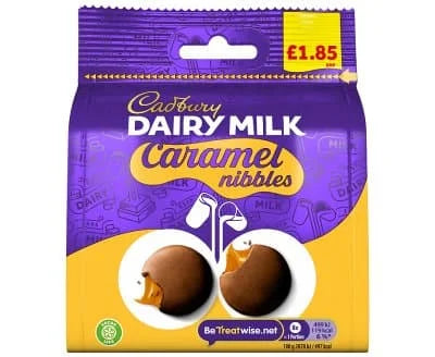 Cadbury's D/M Caramel Nibbles 10 x 85g