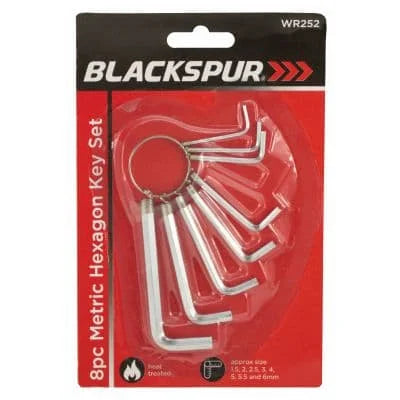 BS 8pcs Metric Hexagon Key Set 8pcs