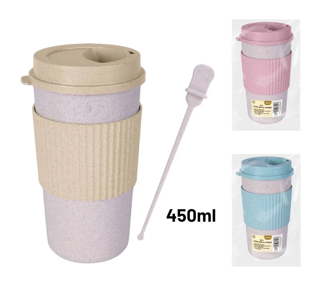 DID 450ml Eco Travel Mug & Stirrer