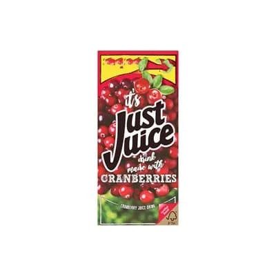 Just Juice Cranberry 12 x 1ltr