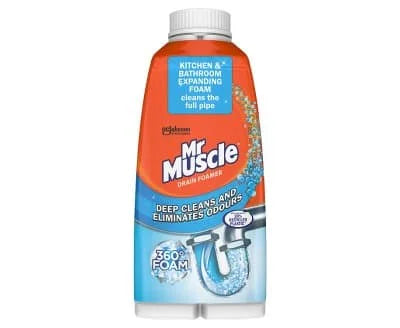 Mr Muscle Drain Foamer Kitchen / Bathroom 6 x 500ml