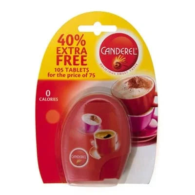 Canderel Tablets 75's + 40% Free 12 x 105s