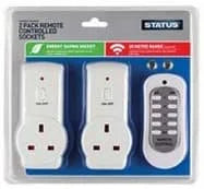 Status Remote Control Wall Sockets 2pk