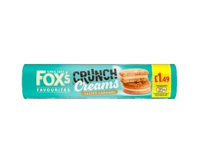 Foxs Crunch Creams Salted Caramel 12 x 200g