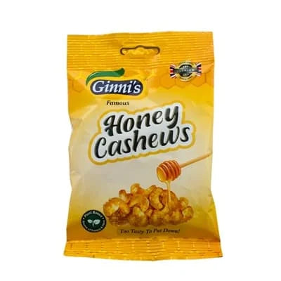 Ginni Roasted Salted Honey Cashews 10 x 110g