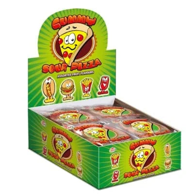 Sour Gummy Pizza Sweets 24 x 20g
