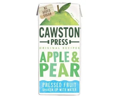 Cawston Press Apple & Pear Juice 18 x 200ml