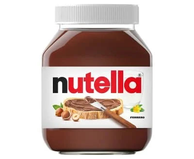 Nutella Hazelnut Chocolate Spread Glass Bottle 6 x 630g