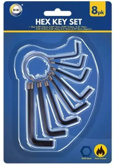 DID Hex Key Set 8pk 1s