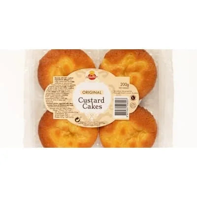 Cake Zone Original Custard Cakes 4s