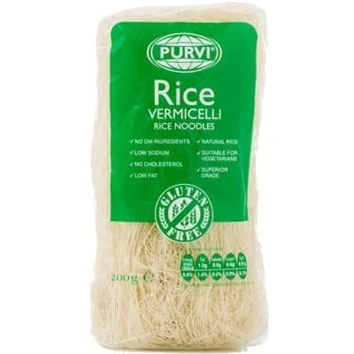 Purvi Rice Vermicelli White 10 x 200g