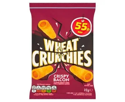 Wheat Crunchies Crispy Baconp 30 x 32g